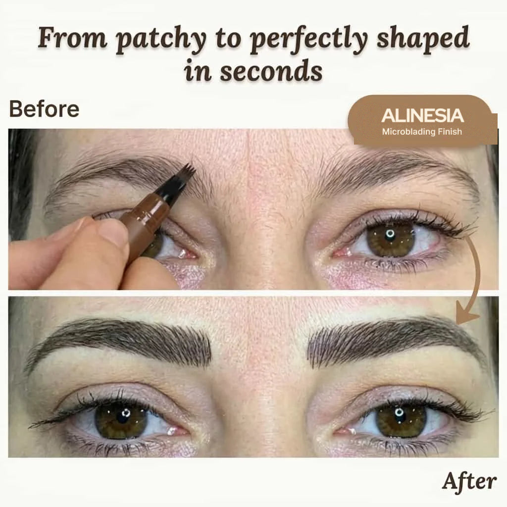 Stylo à Sourcils Microblading Étanche - Tenue 12 Heures Sans Bavure
