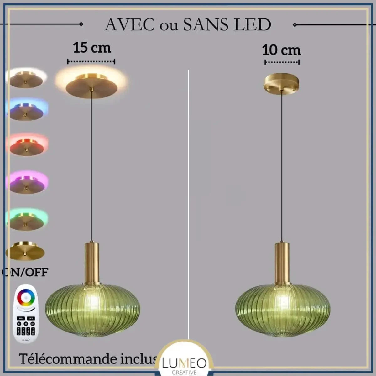 Suspension Chic En Verre Vintage — photo 33